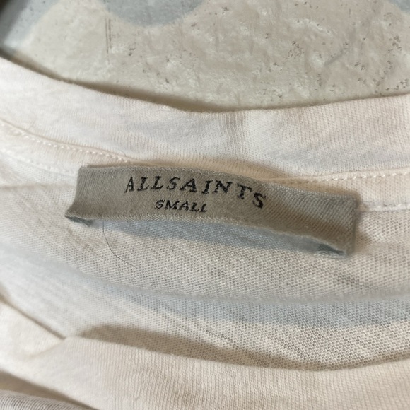 All Saints white knot front tee - Picture 5 of 6